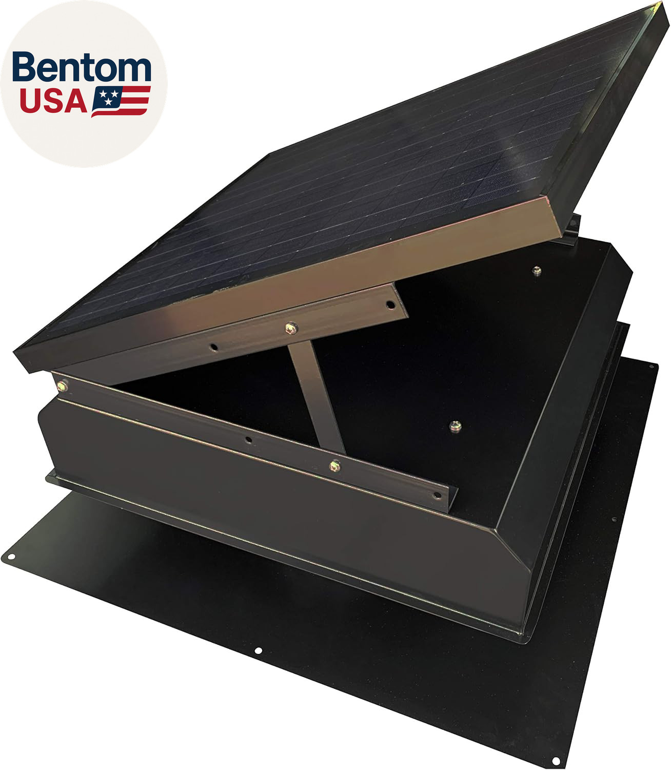 Builder Series 40 Watt Solar Attic Fan – Includes 110V Adapter for Auto-Run Nigh