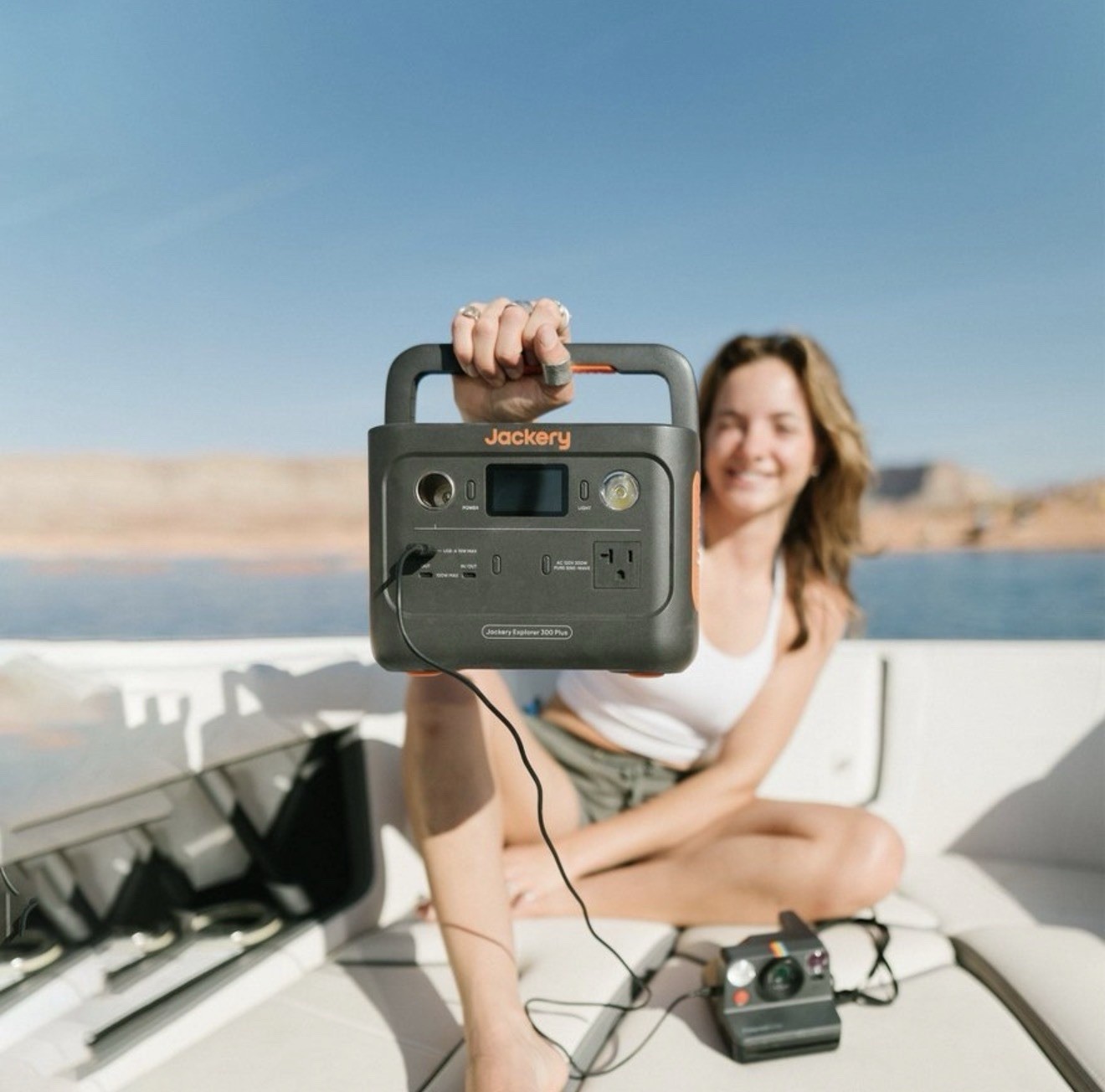 Jackery Explorer 300 Plus Portable Power Station: Rechargeable 78000mAh, 120V