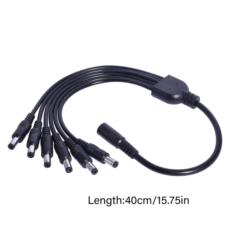 5.5×2.1mm 5.5×2.1mm Solar Panel Charging Cord Splitter for Outdoor Enthusiasts