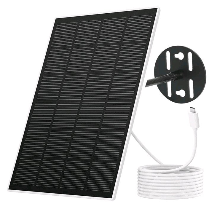 BIRDIFY Solar Panel for Bird Feeder Camera only, Type-C Charger, IP65 Waterproof