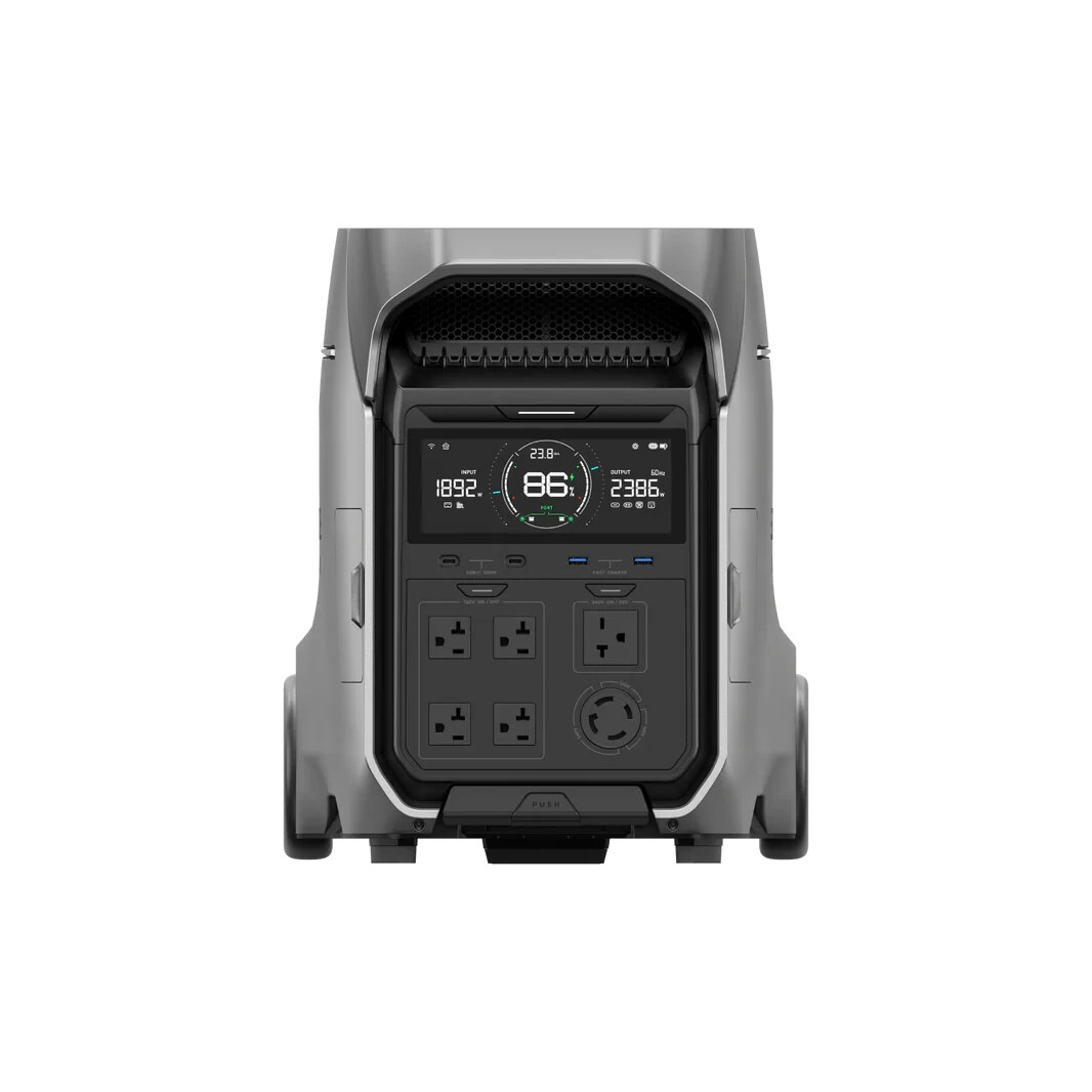 Ecoflow DELTA Pro 3 Battery Solar Power Station + 400 W Solar Panel Generator,