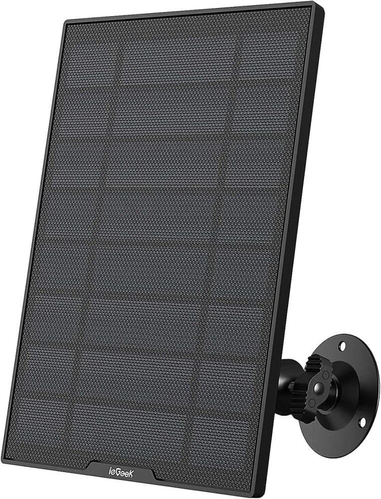 3W Solar Panel for Outdoor Wireless Security Camera CCTV Micro USB Port