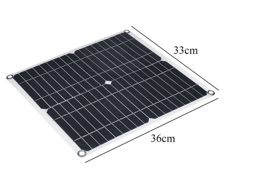 200 Watts Solar Panel Kit 100A 12V Battery Charger w/ Controller Caravan Boat RV