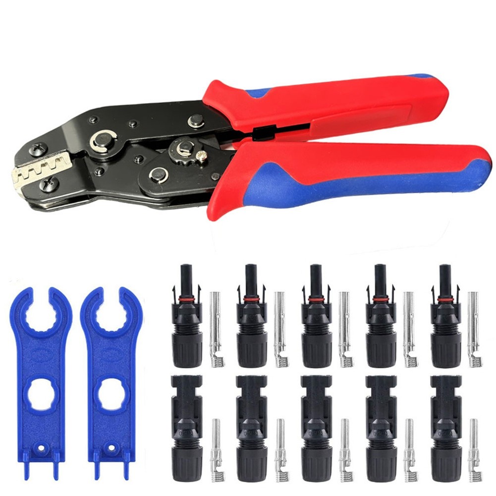 Solar Crimping Tool Set Crimping Tool Set Photovoltaic Solar Connector Kit P4G8
