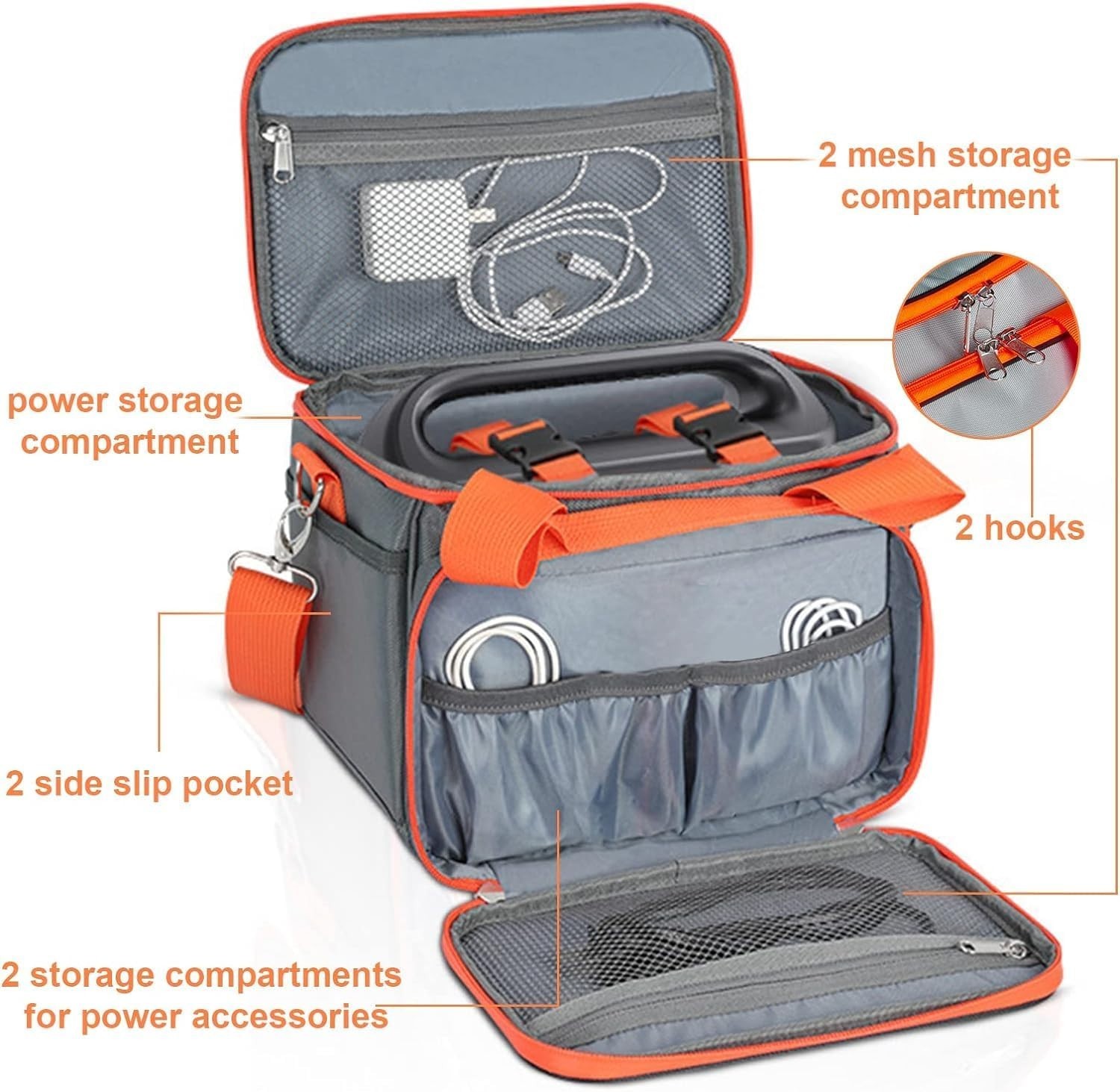 Carrying Bag Compatible with Jackery Explorer160/240/300, Portable Power Station