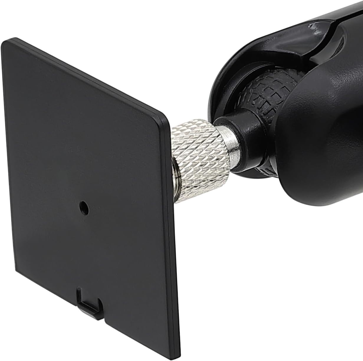 Lightweight Black Plastic 1/4 Inch Mount Adapter for Ring Solar Panel – 2-Pack