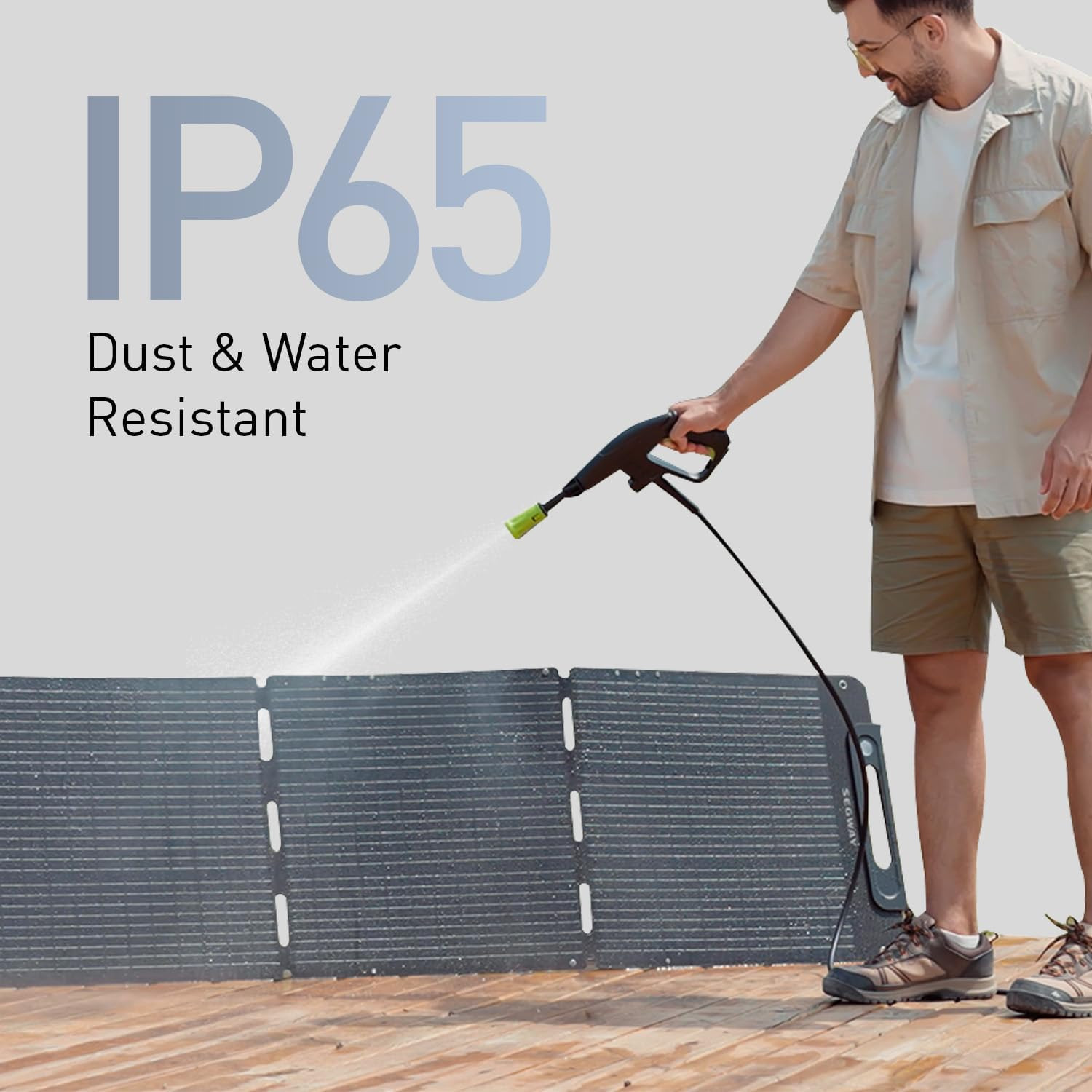 Segway SP100 Portable Solar Panel 100 Watt 20 Volt, High Efficiency Monocrystall