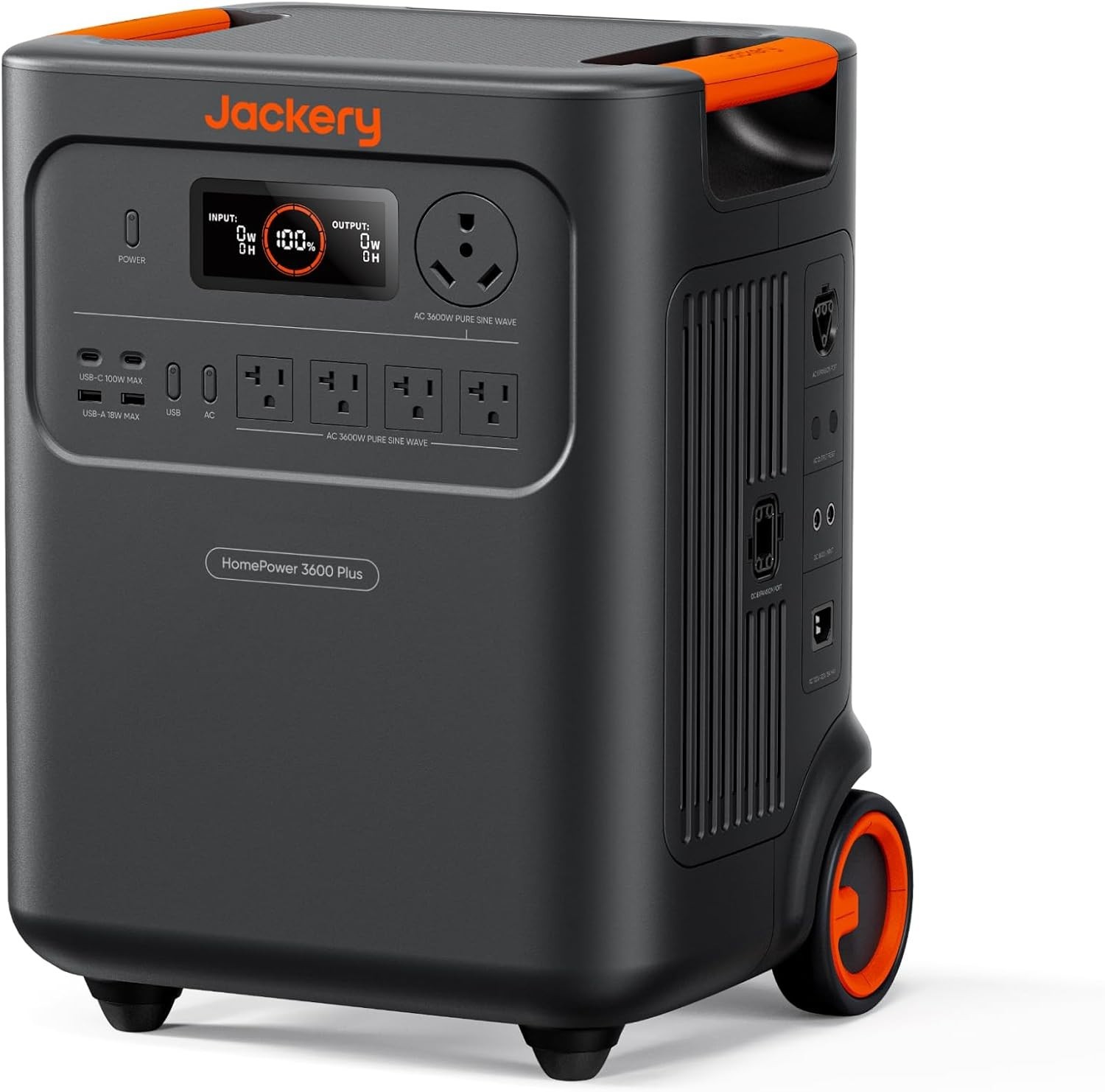 Jackery Home Power 3600 Plus Portable Power Station with Manual Transfer Switch
