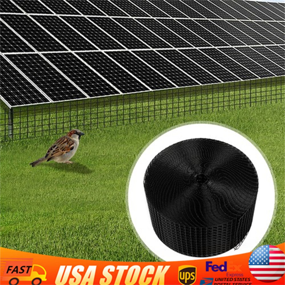 100ft Solar Panel Wire Mesh Roll & clip kit – Pigeon Bird Proofing Guard kit new
