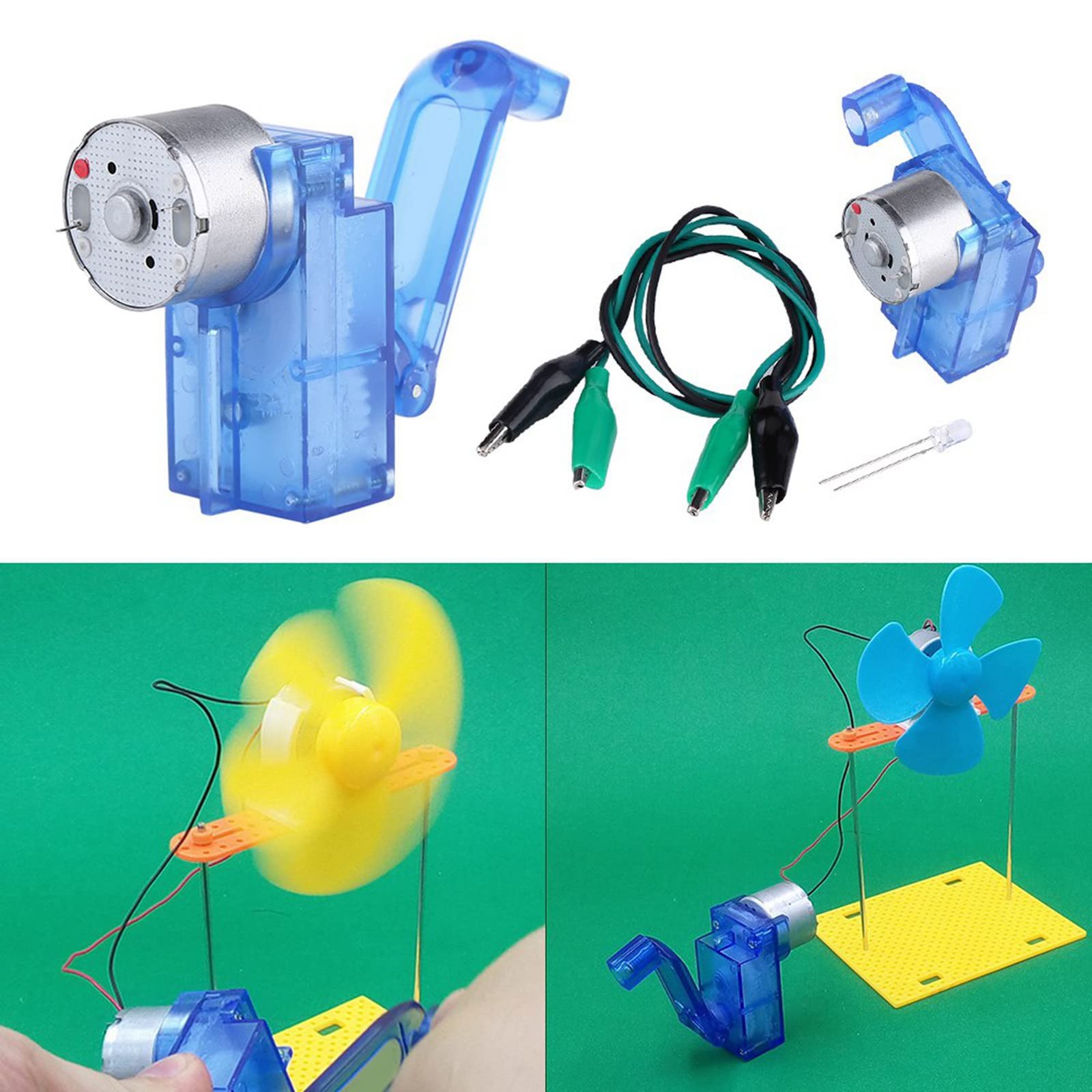 Kids Hand Crank Generator Manual Mechanical Emergency Power Supply for Electr…