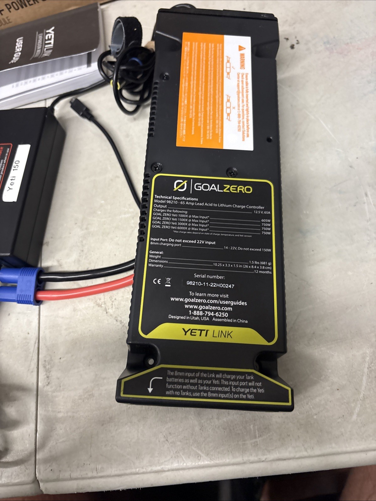 Goal Zero Yeti Link + Power Supply Expansion Module # 98210 YETI LINK