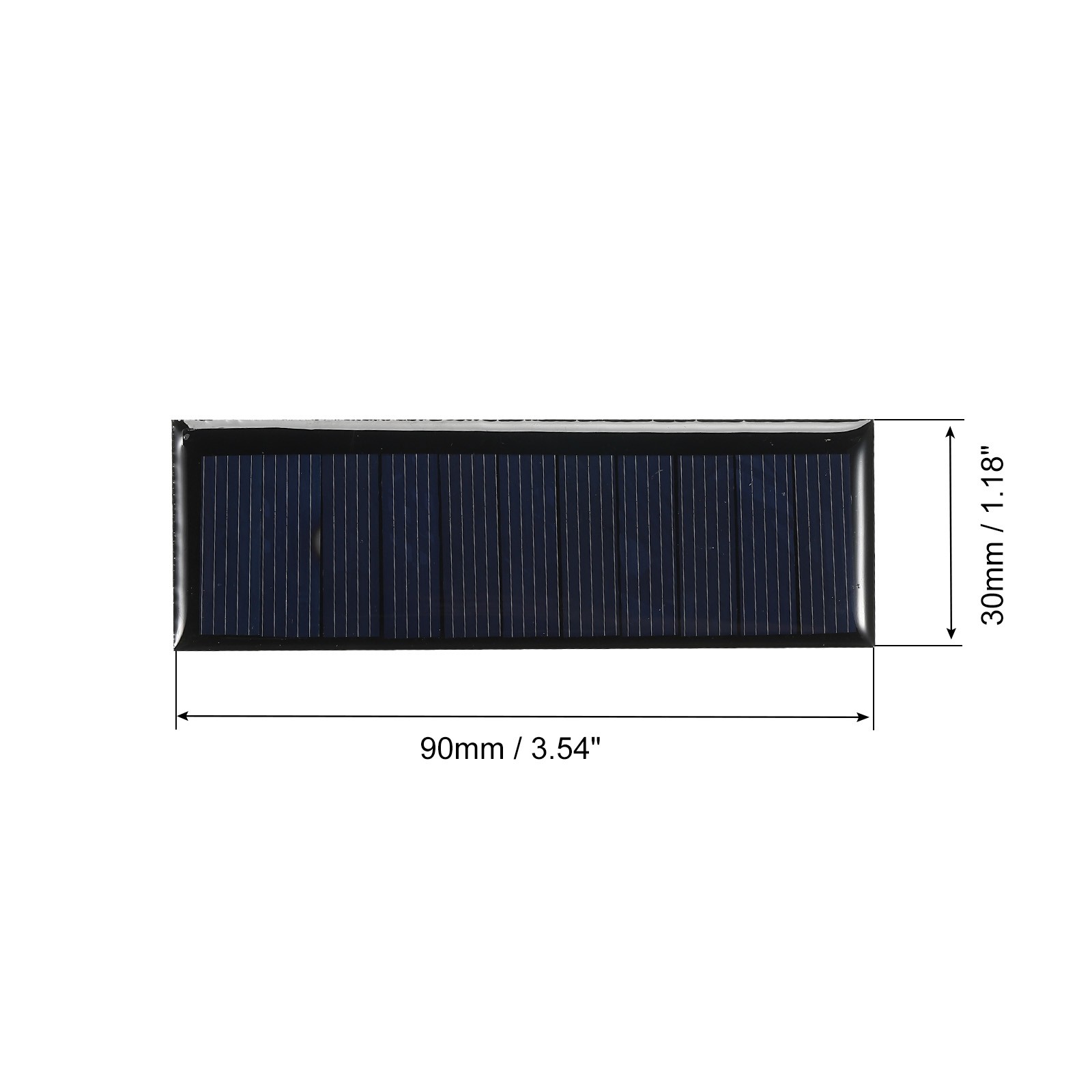 5 x Mini Solar Panel Cell 5.5V 70mA 0.385W 90mm x 30mm for DIY Project