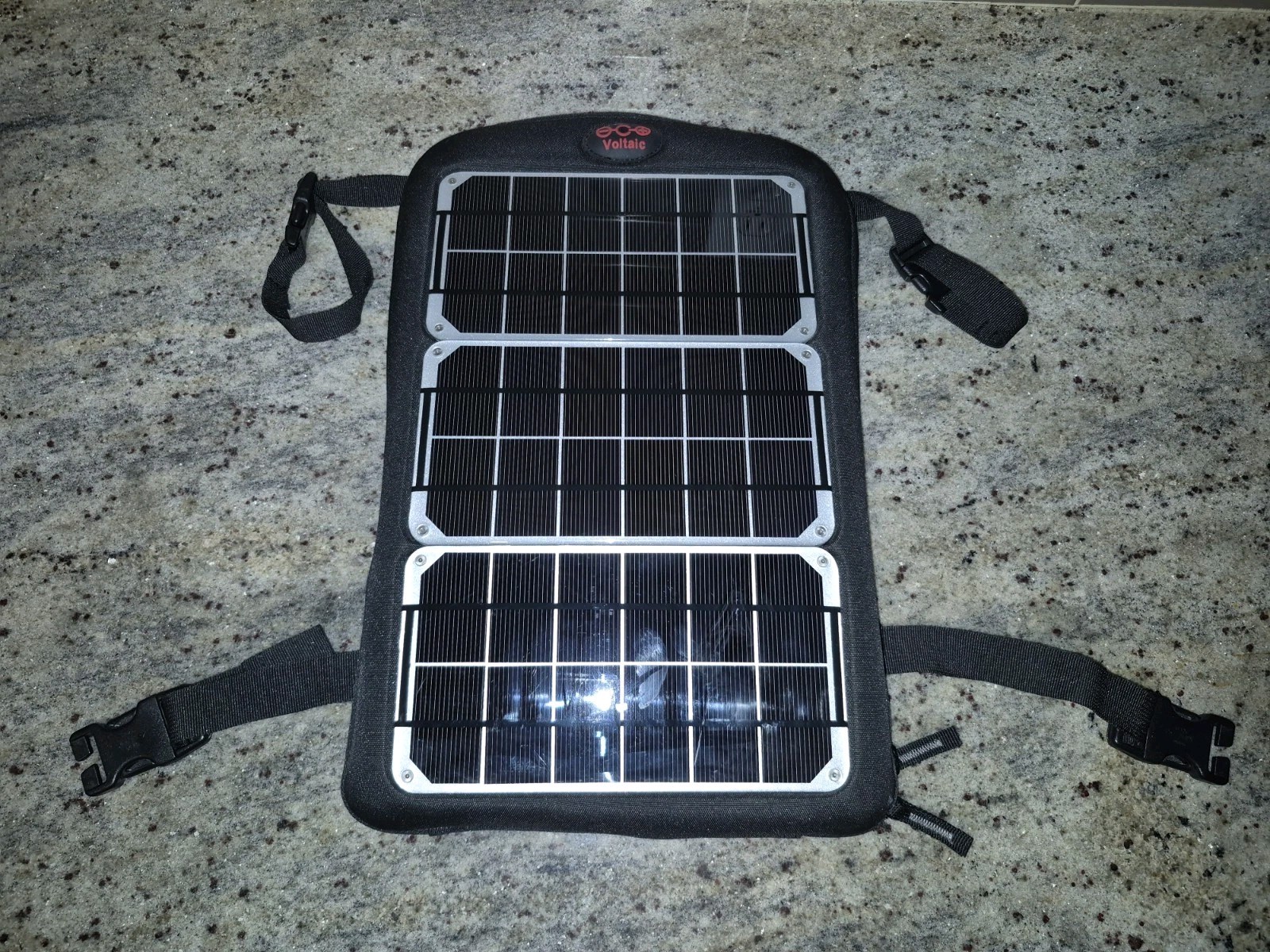 Voltaic Portable Solar Panel Charger 6V / 18V Backpack Mount Outdoor Power Panel
