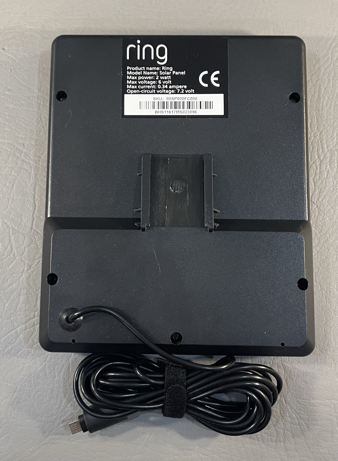 Ring 2nd Gen Solar Panel for Select Ring Security Cameras