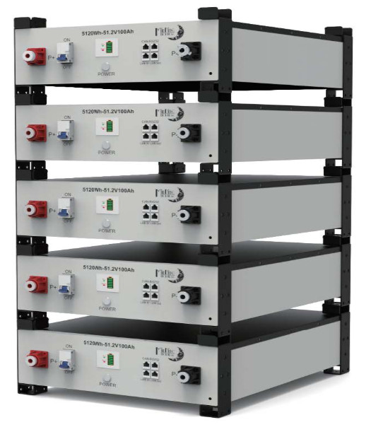 MidNite Power MNPOWERFLO5 5.1kWh 48V 100Ah Rack Mount Heated LFP Battery