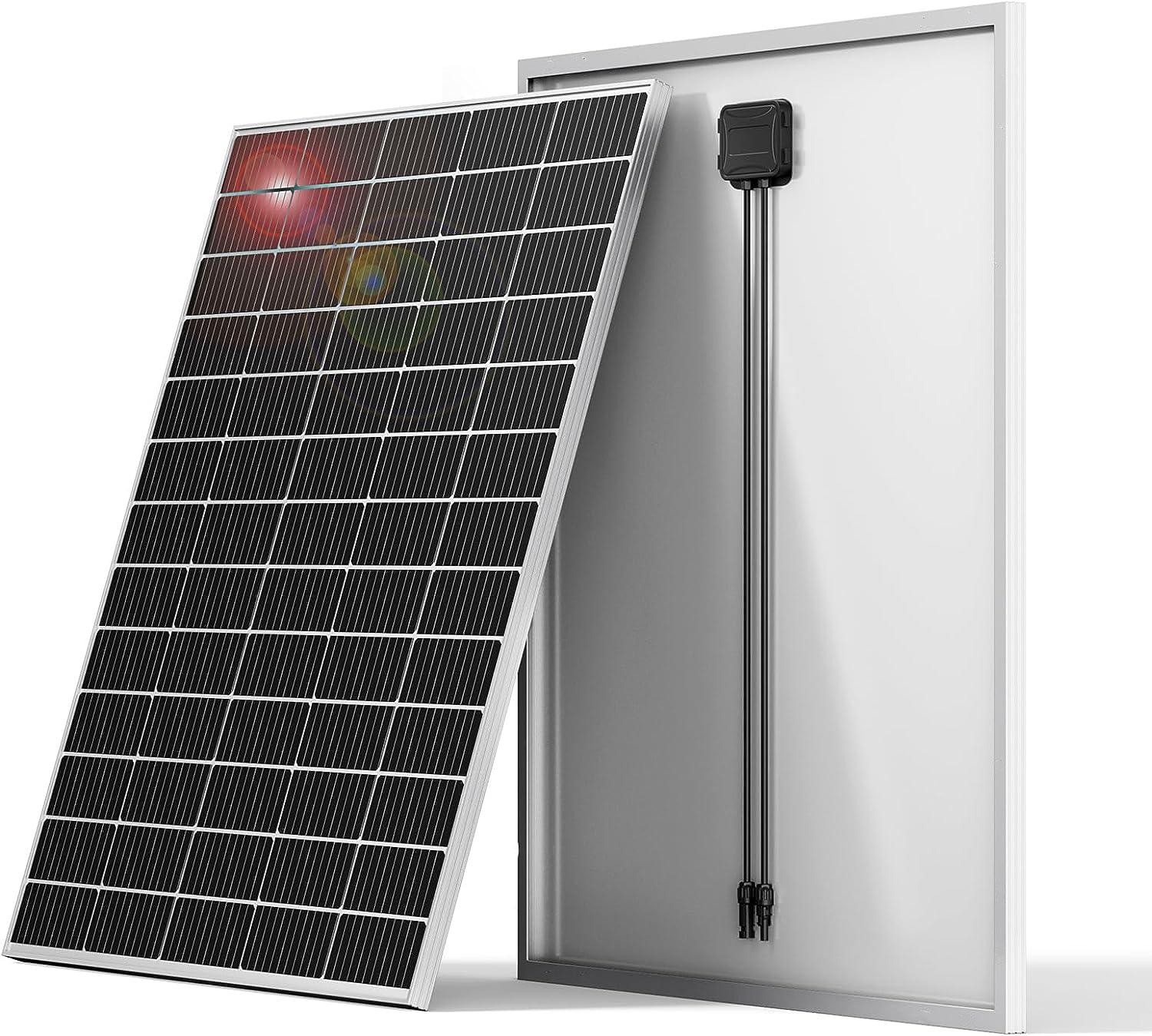 200W Watt Mono Solar Panel 12V Charging Off-Grid Battery Power RV Home Boat Camp