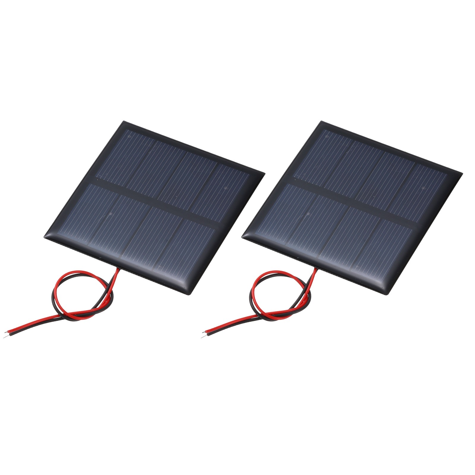 2Pcs 2V 0.32W 160mA Mini Solar Panels with Cable