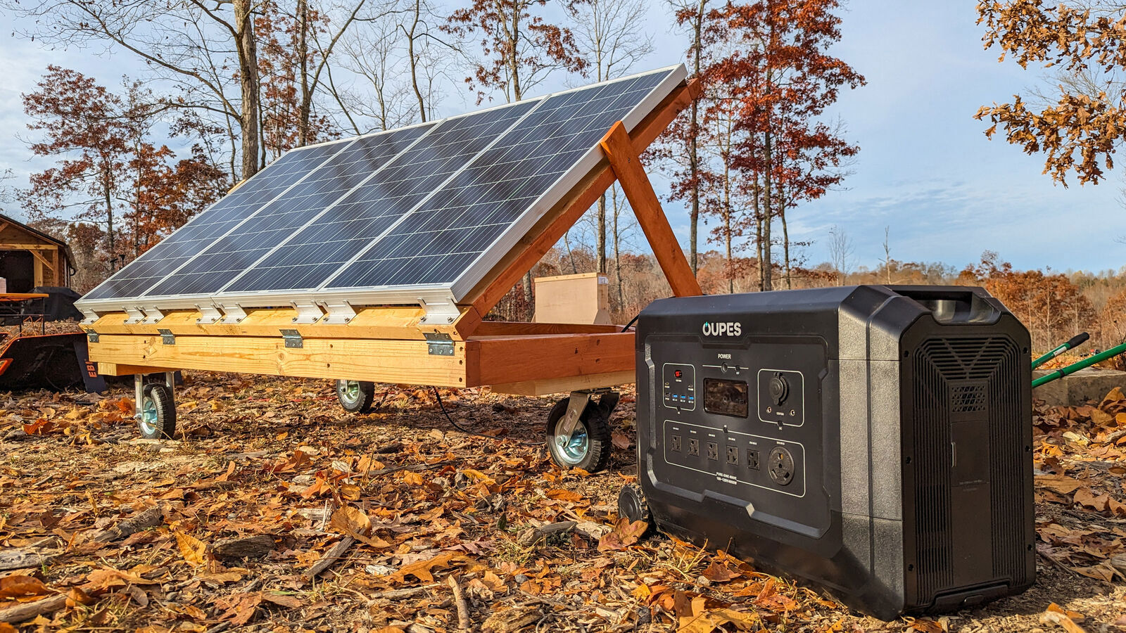 OUPES Mega 5 4000W/5040Wh Portable Power Station Solar Generator Home Backup RV
