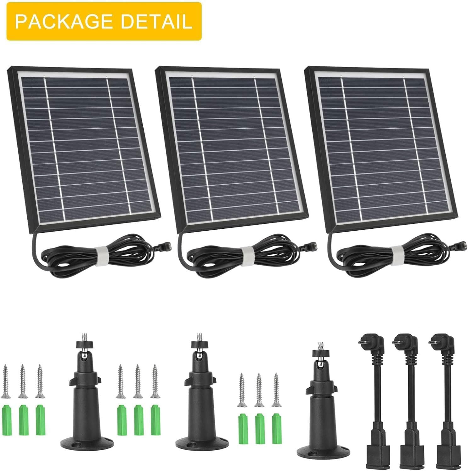 3 Pack Solar Panel Compatible with Blink Outdoor 4 (4Th Gen)/Blink Outdoor (3Rd