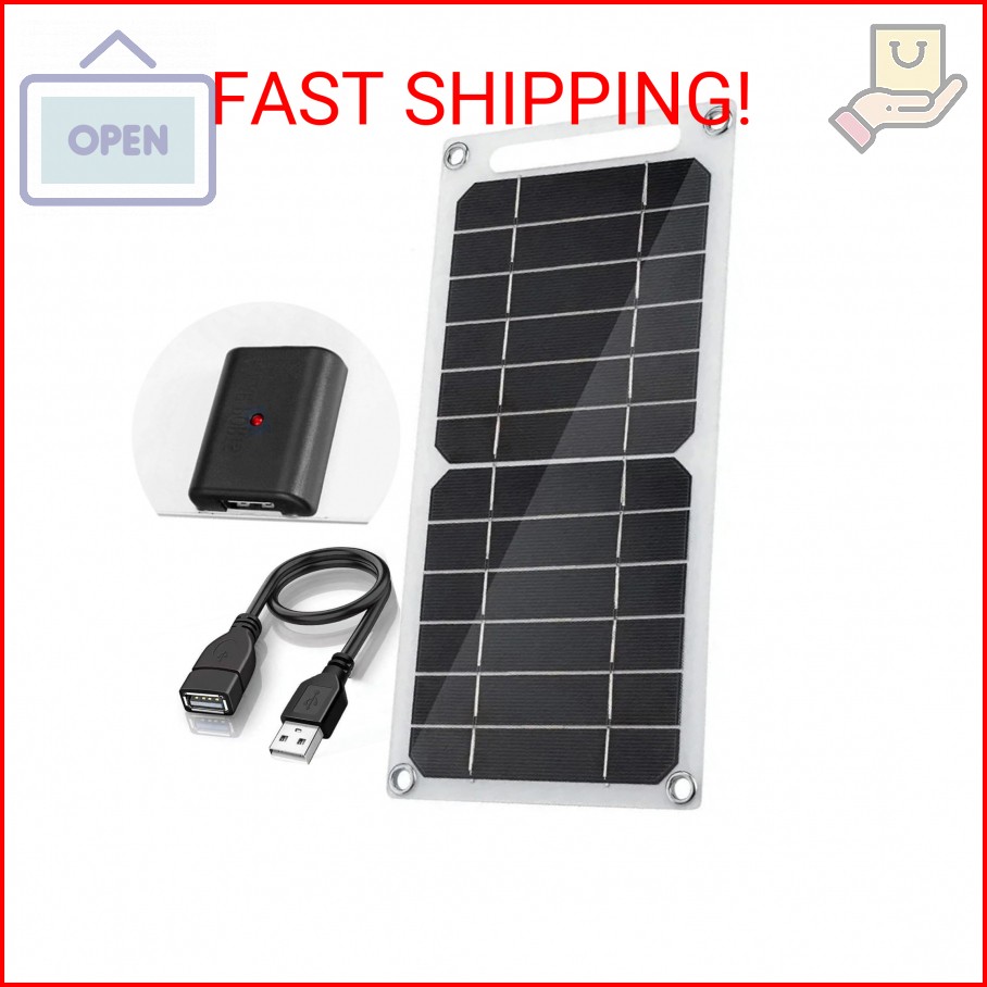 Aocoray Mini 5V 6W USB Solar Panel, Portable 5 Volt 6 Watt High Efficiency Monoc