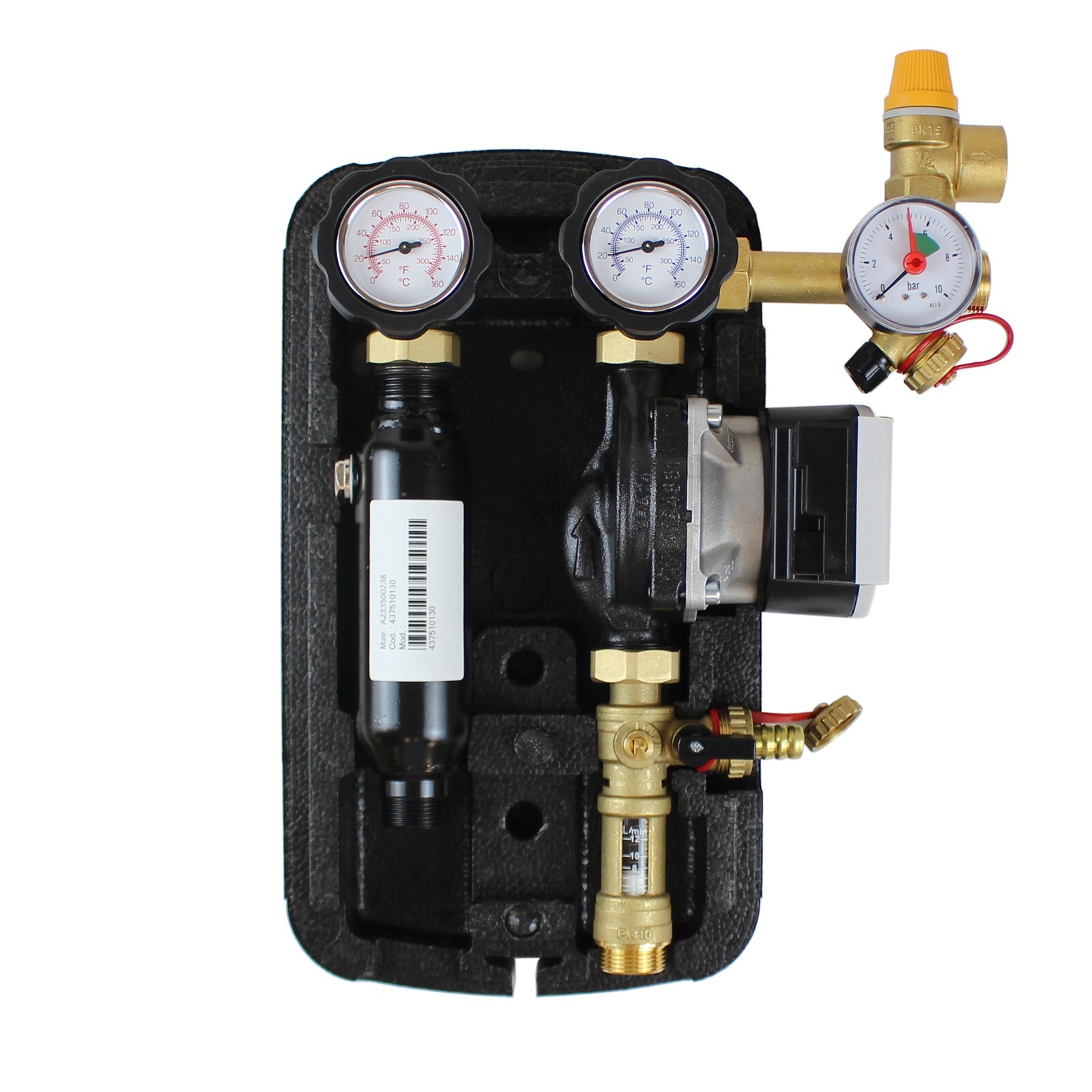 Solar Station Two Strand Pump Group Solar Wilo Para 15/6 High Efficiency Pump