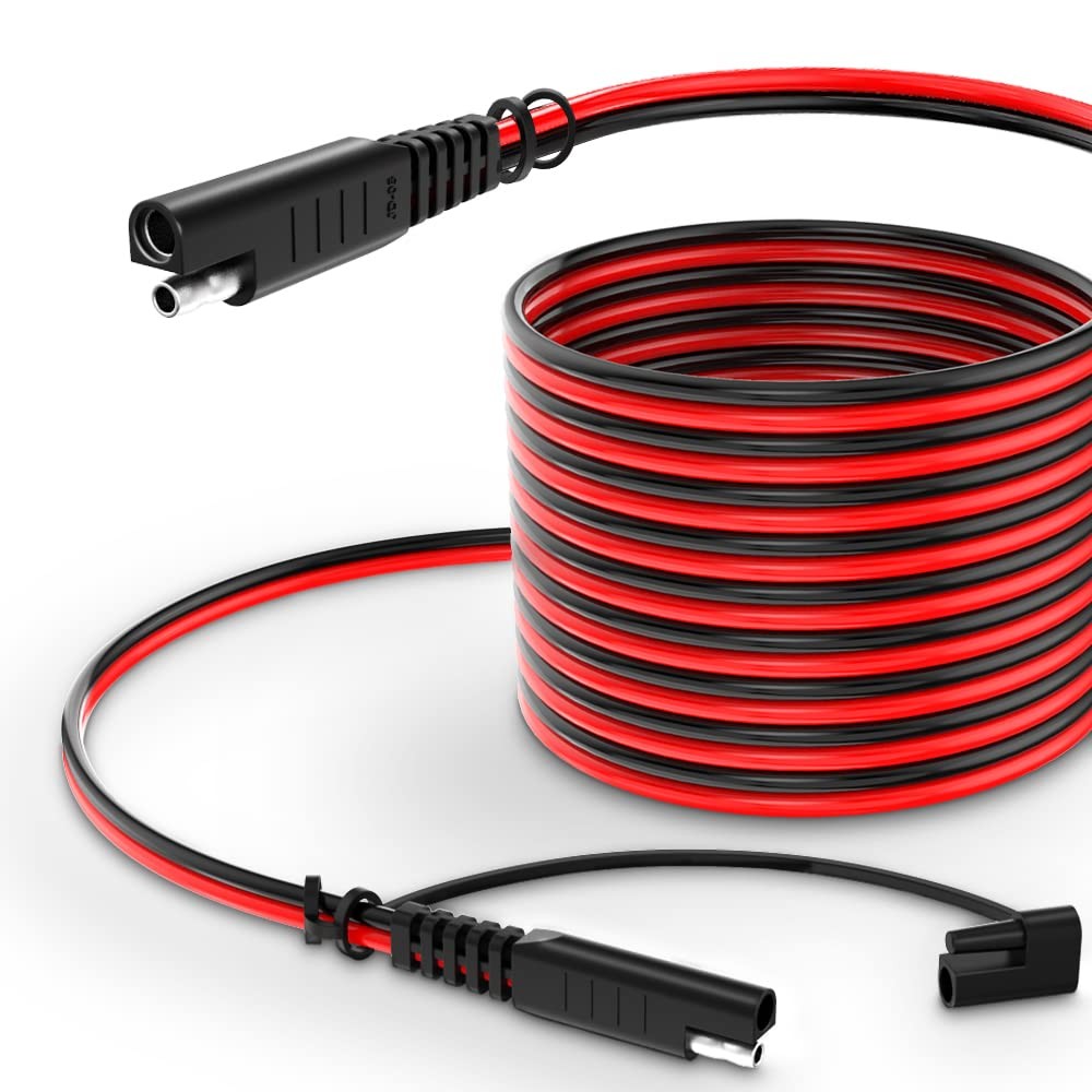 15ft 10AWG SAE Extension Cable with Quick Connect Disconnect SAE Power Connec…
