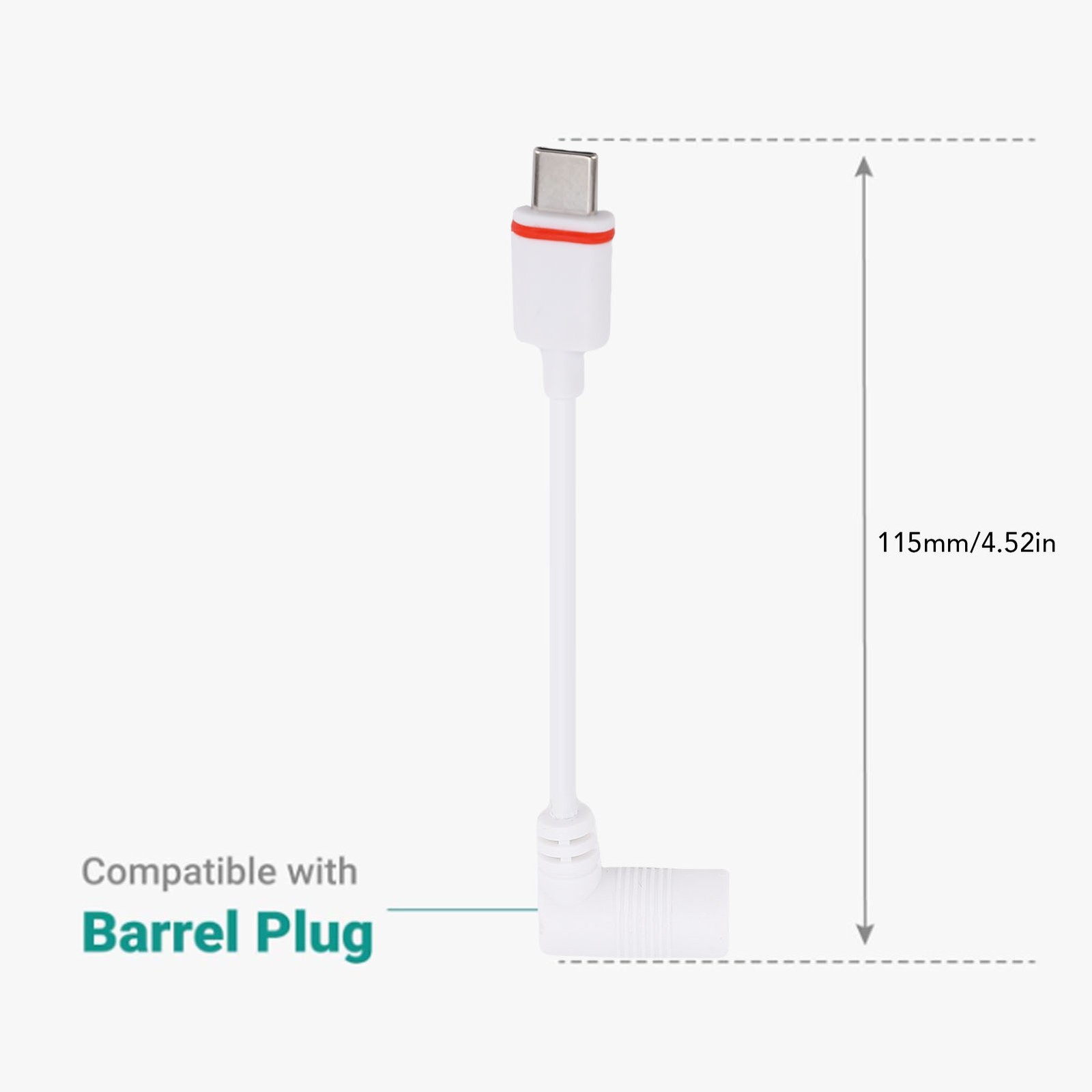 Solar Panel To USB C Adapter 4.5 Inch Solar Panel USB C Adapter Convert Con CXGW