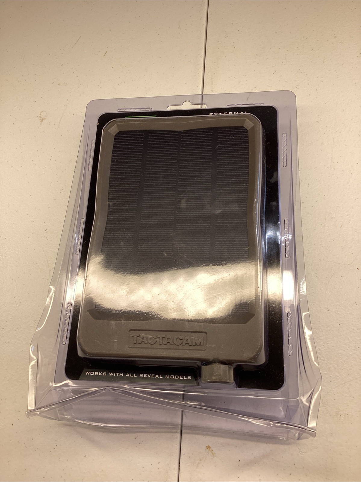 Tactacam Reveal External Solar Panel – Power Your Reveal Trail Camera with Solar