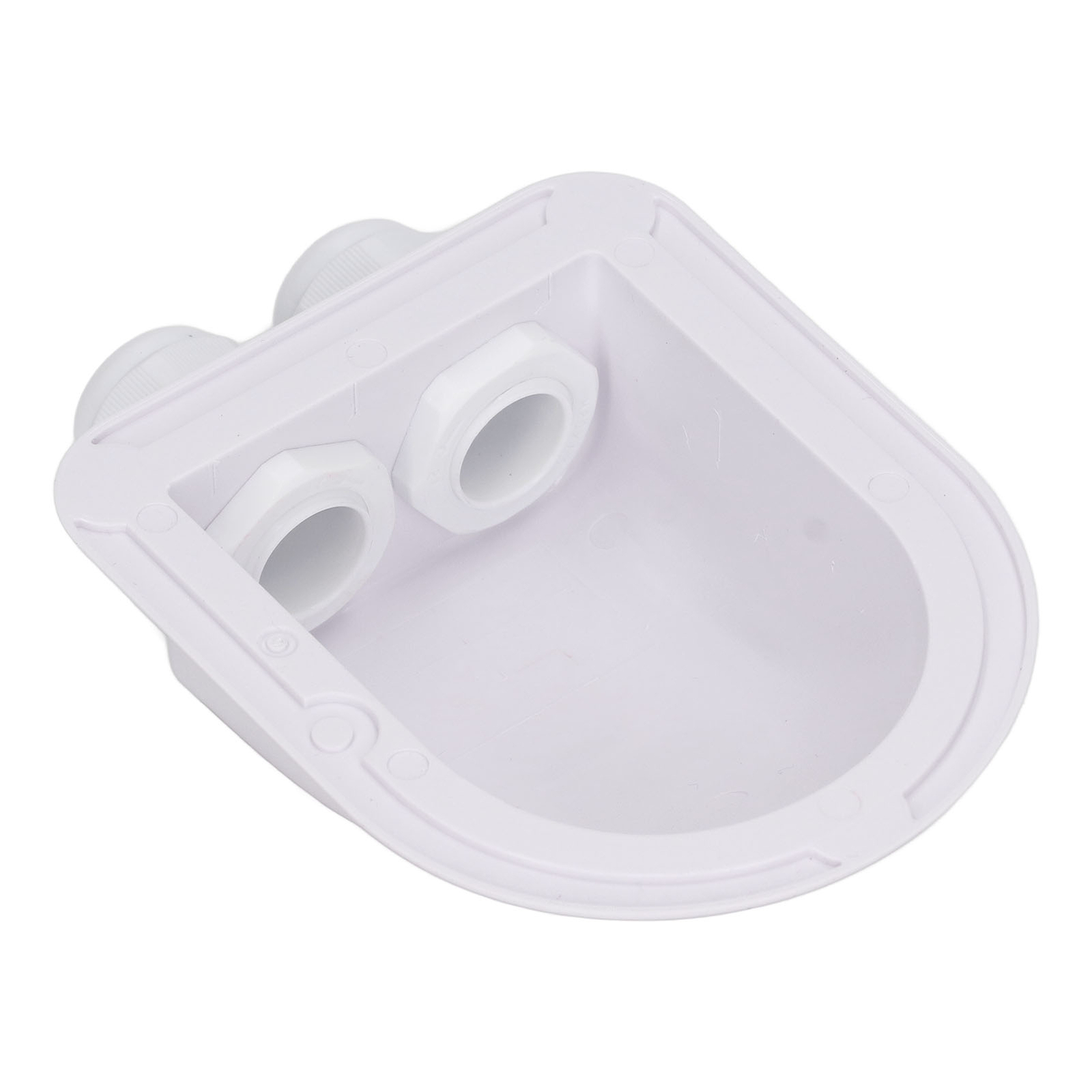 (White)Cable Junction Box Solar Entry Housing UV Resistance Wide Application