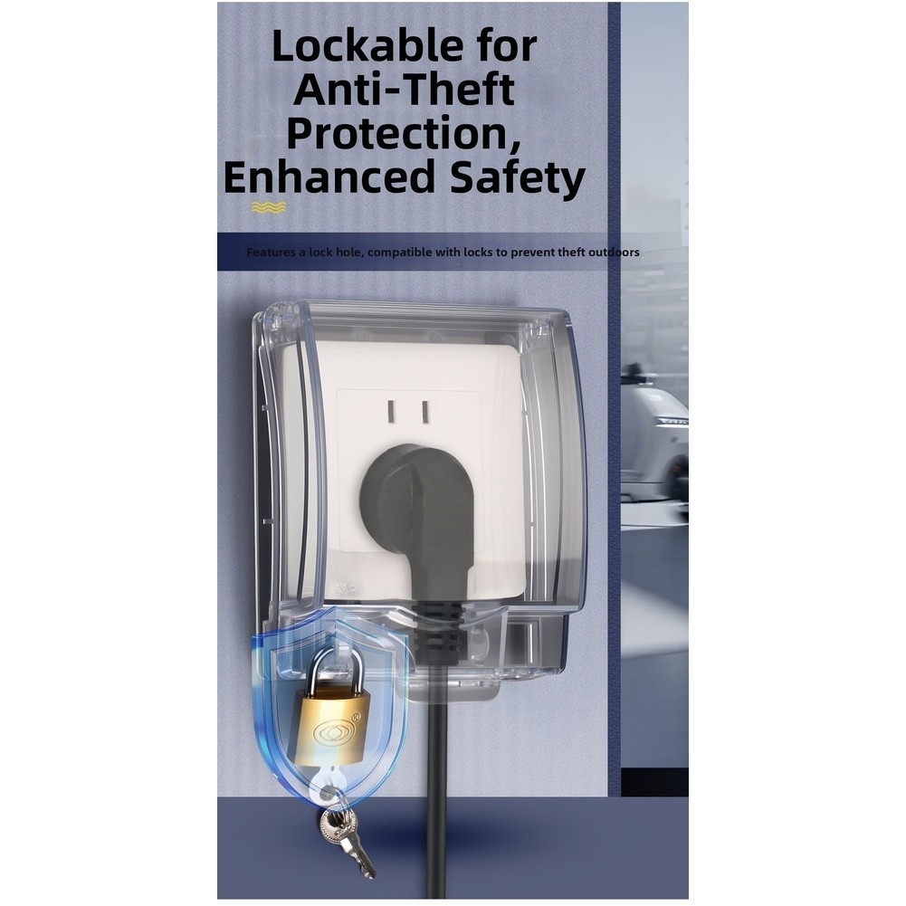 Lockable Waterproof Box Harsh Environment Ready Clear Visibility Cover