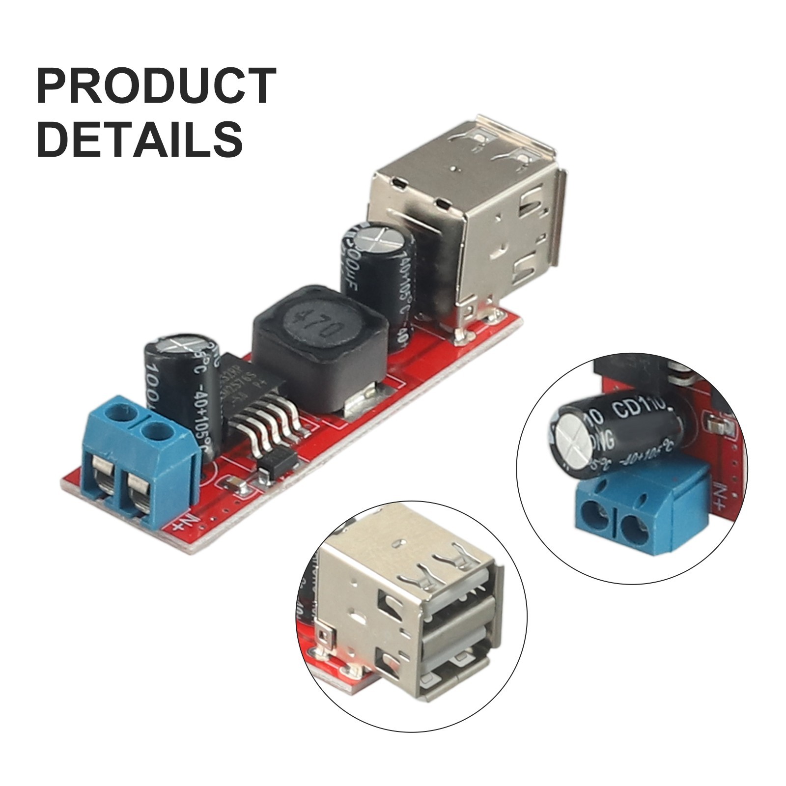 Voltage Regulator Car Charge Regulator Output -40 ‘C – + 85 ‘C 92% (MAX)