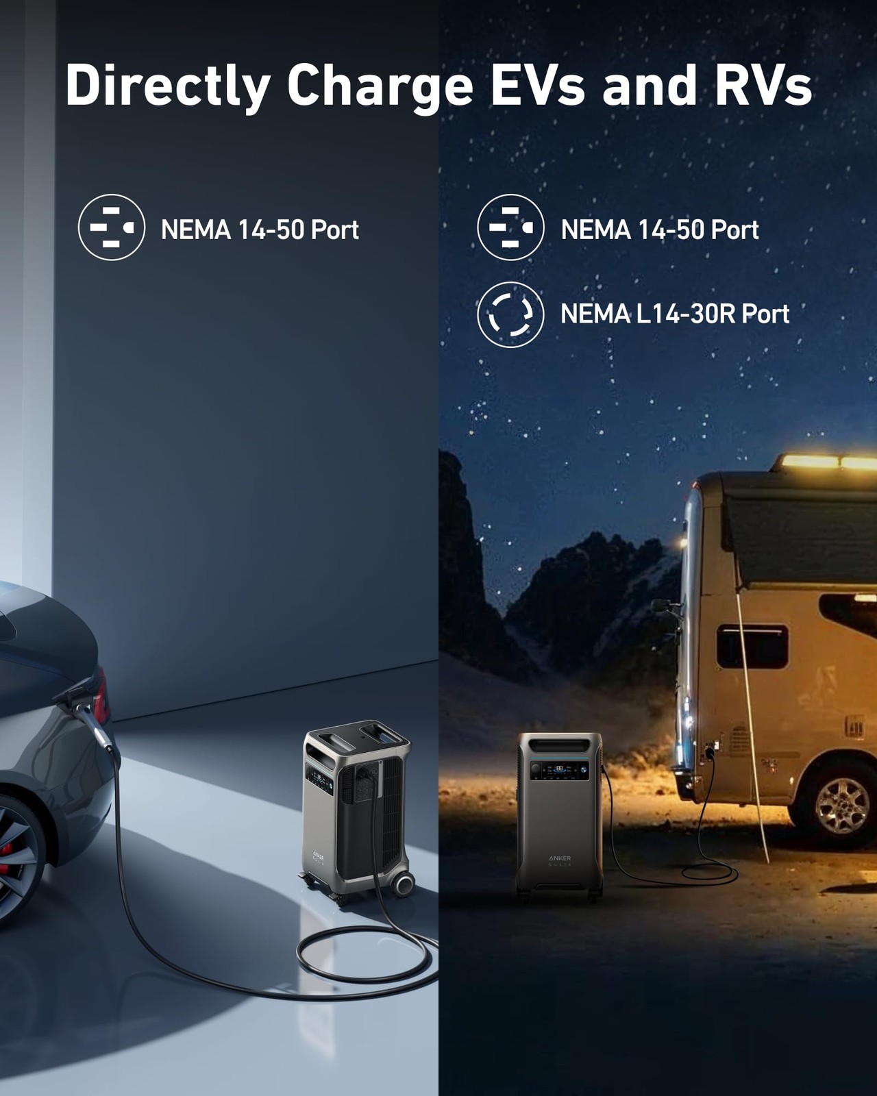 Anker SOLIX F3800 Portable Power Station, 3840Wh, LiFePO4 Batteries, UltraHig…