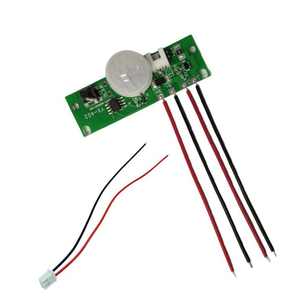 1 Pcs 3.7V Soldered Infrared Human Body Induction Solar Light Circuit Board New