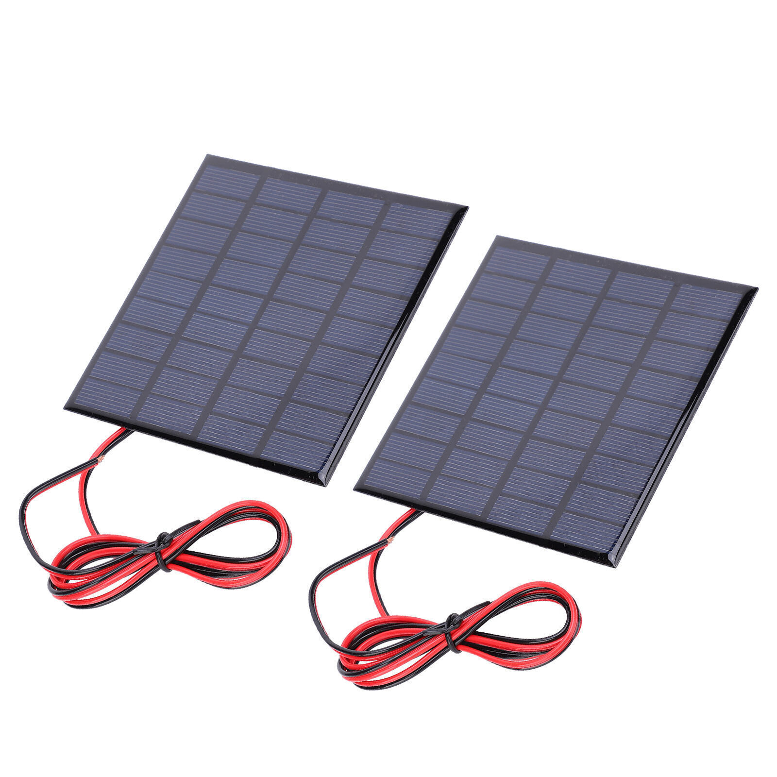 2pcs DC9V 2W Epoxy Solar Panels Polysilicon Battery Toys Charger Module