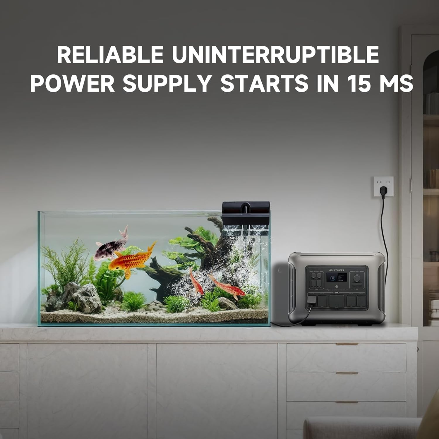 ALLPOWERS R600 299Wh 600W Portable Power Station LiFePO4 Solar Generator Camping