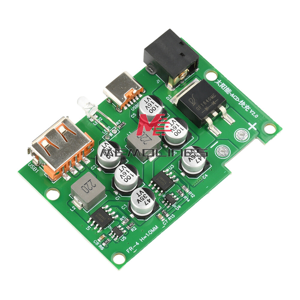 Solar Controller Solar Panel Voltage Regulator QC PD Fast Charging Solar Charger