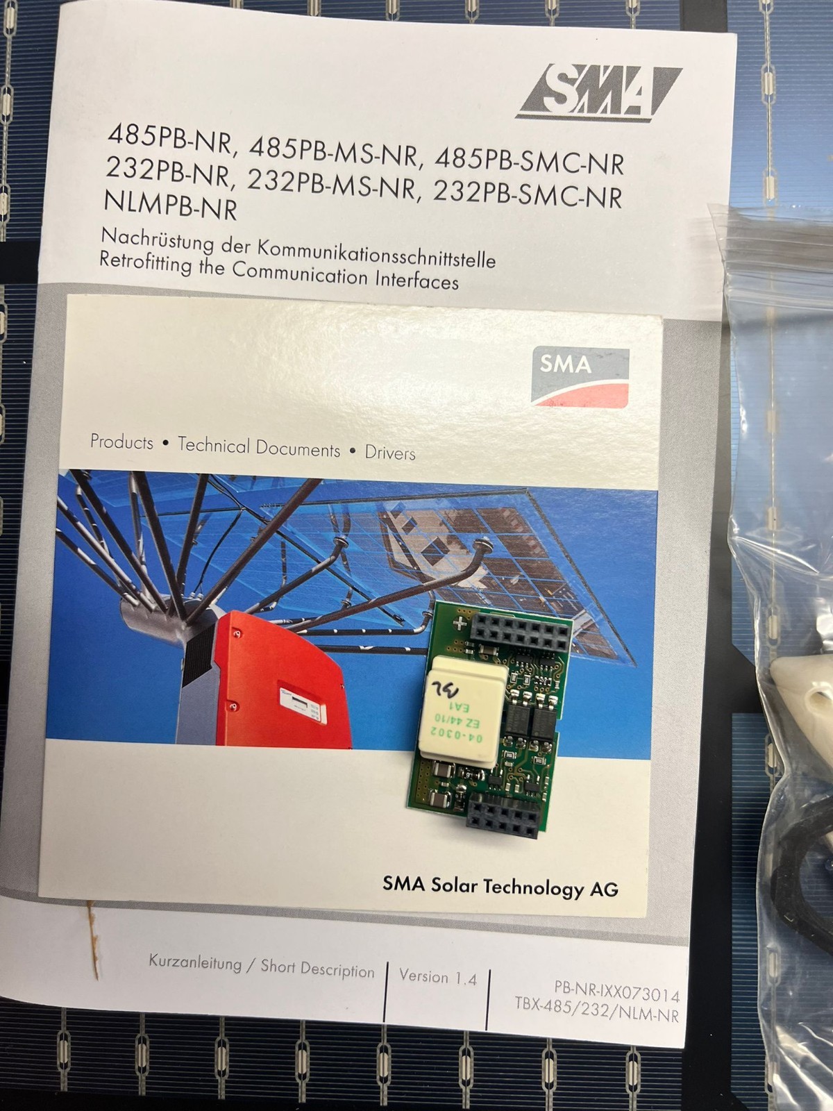 SMA RS 232 Communication Module