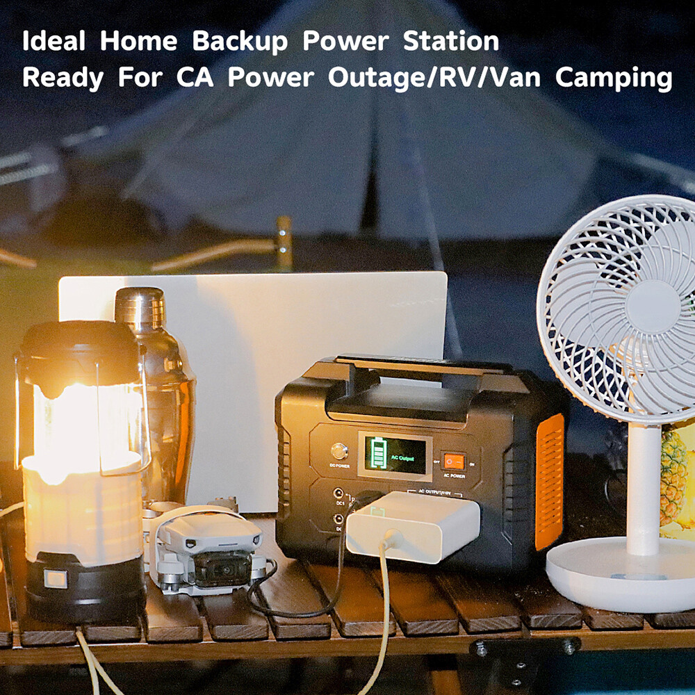 Flashfish E200 Portable Power Station 200W 151Wh AC Pure Sine Wave Output D3N6