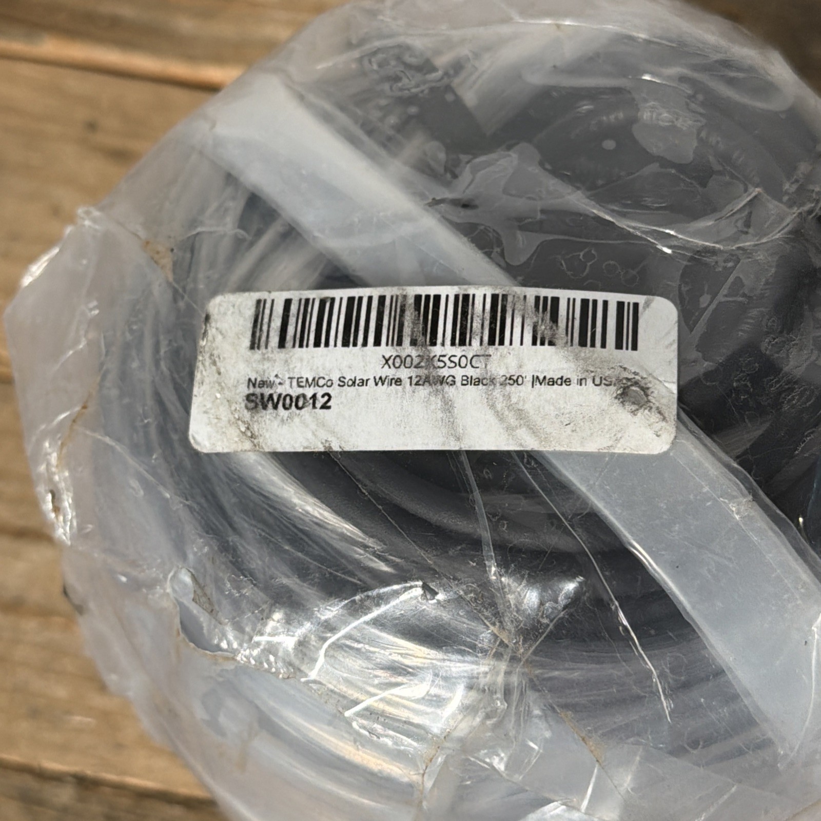12 AWG Solar Panel Wire 250′ Power Cable UL 4703 Copper MADE IN USA PV Gauge