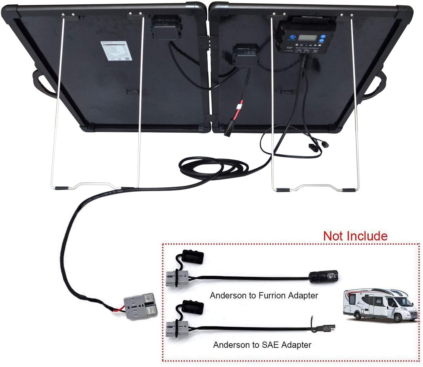 ACOPOWER 120W Portable Solar Panel Kit