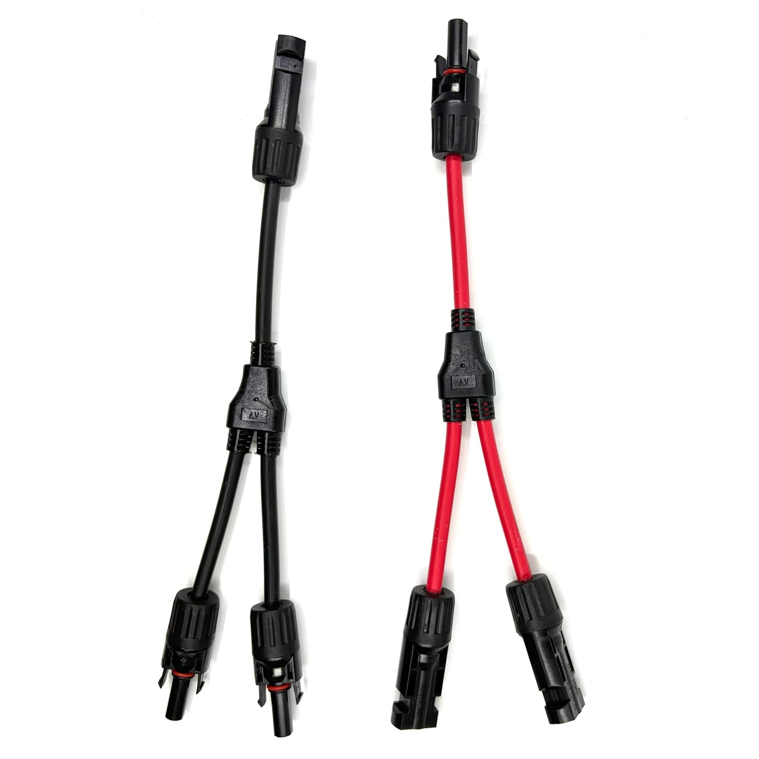 2 Pcs Solar Y Connectors 1-To-2, 10AWG Tinned Copper Wire MC4 Parallel Adapter (