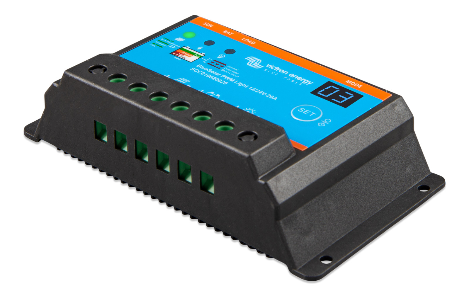 Victron Energy BlueSolar PWM Light 20AMP 12/24V Solar Charger SCC010020020