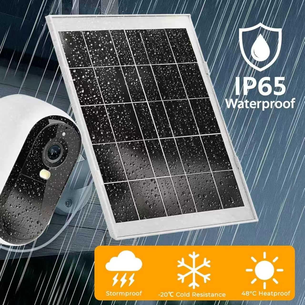 7W Solar Panel for Security Camera for eufy Security eufycam, Arlo pro Gen, 5…