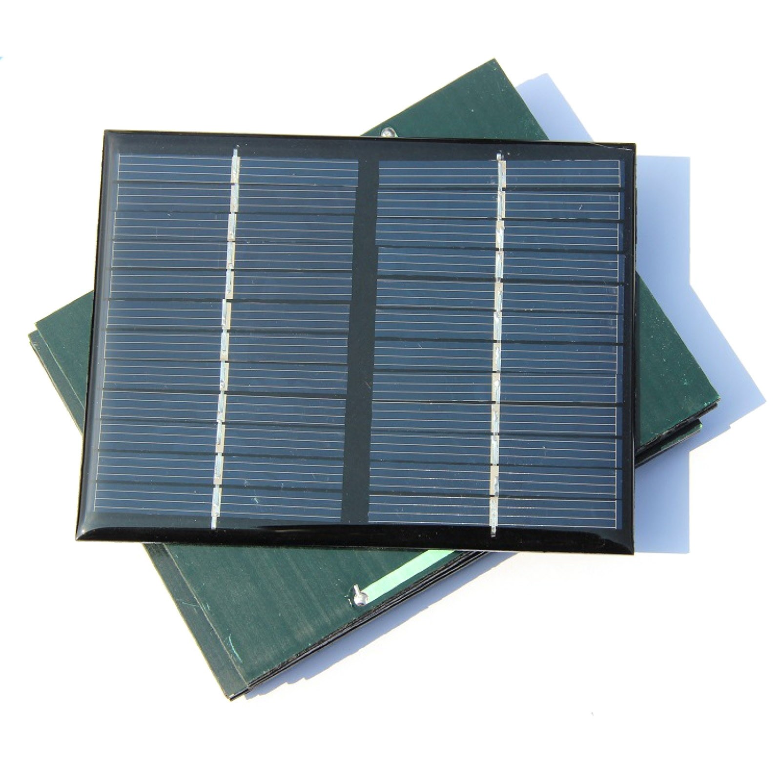 2Pack 12V 1.5W Solar Panel Small Cell Module Epoxy Mobile DC Battery Charger DIY