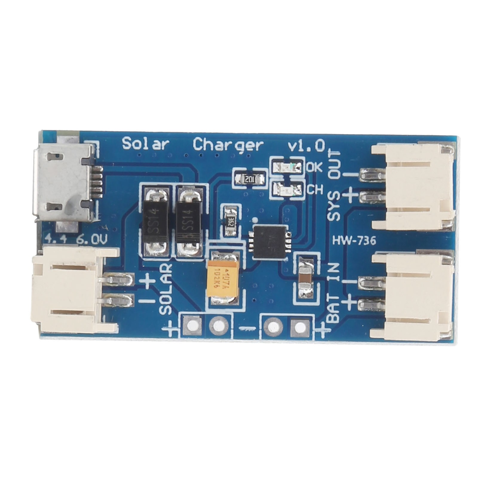 Mini Solar Charging Board Lithium Battery USB Charging Module CN3065 500mA New