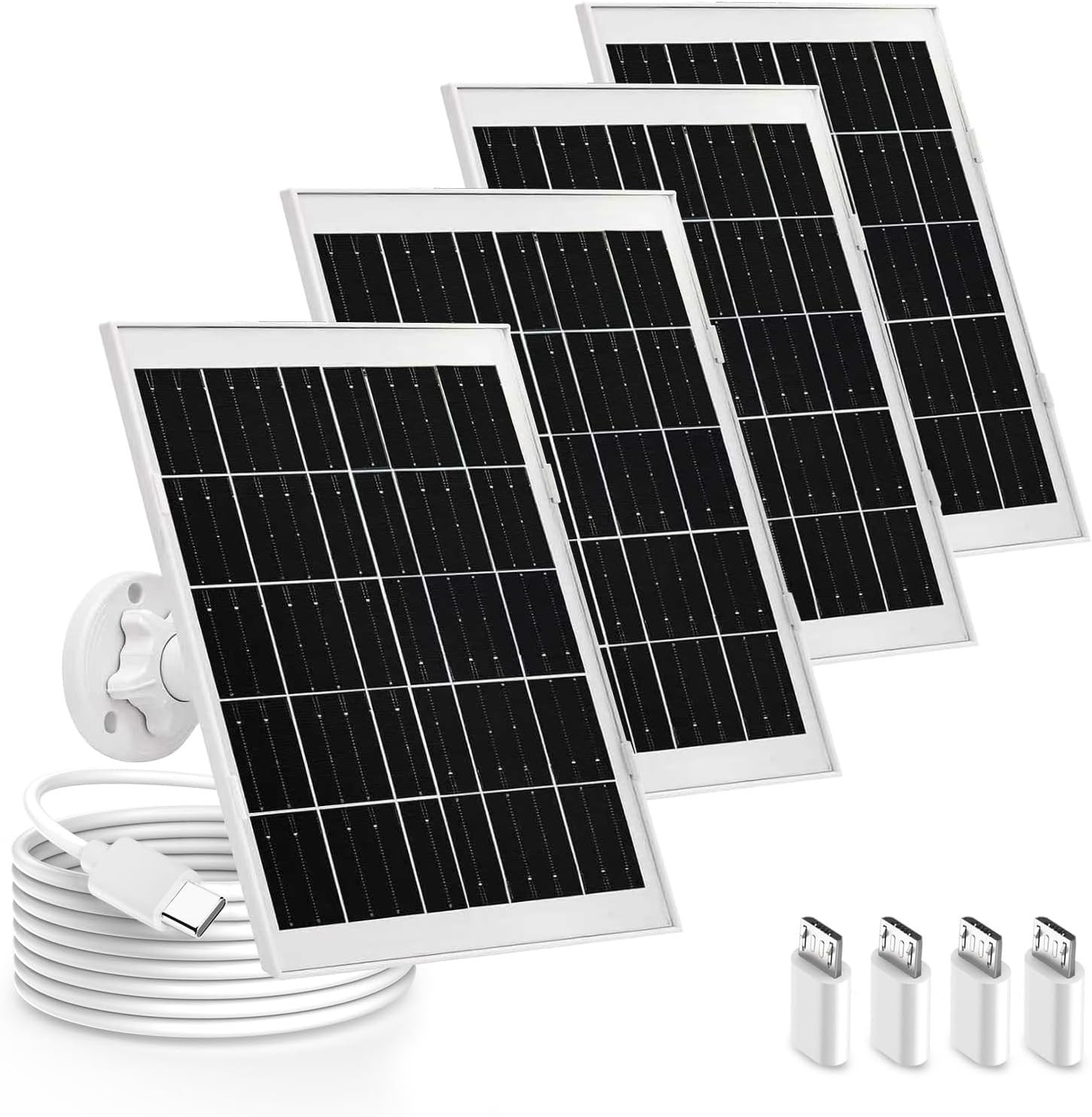 Panel Charger 8W 4 Pack Compatible Arlo Essential VMA6600 Solar Generation 2025