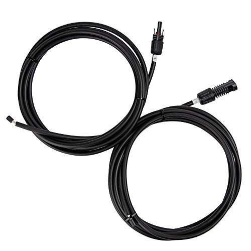 Cables De Extension De Cable Solar De 10 Pies Y 10 Awg Con Conector Hembra Y…