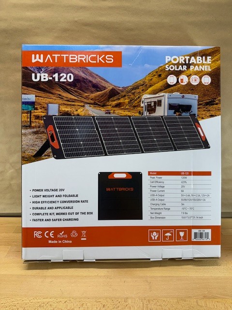WATTBRICKS H2500BK Portable Power Station 2500W Continuous Power