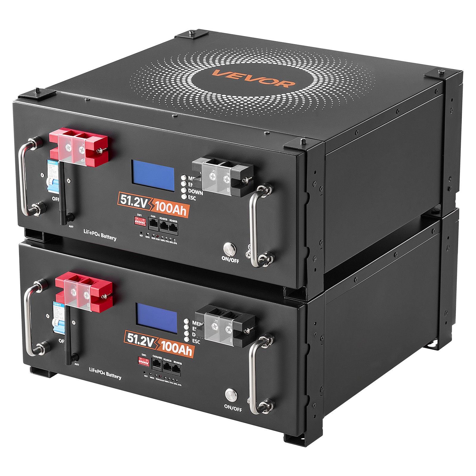 VEVOR Home Power Station Backup Power 5120Wh LiFePO4 Lithium AC 5000W Inverter