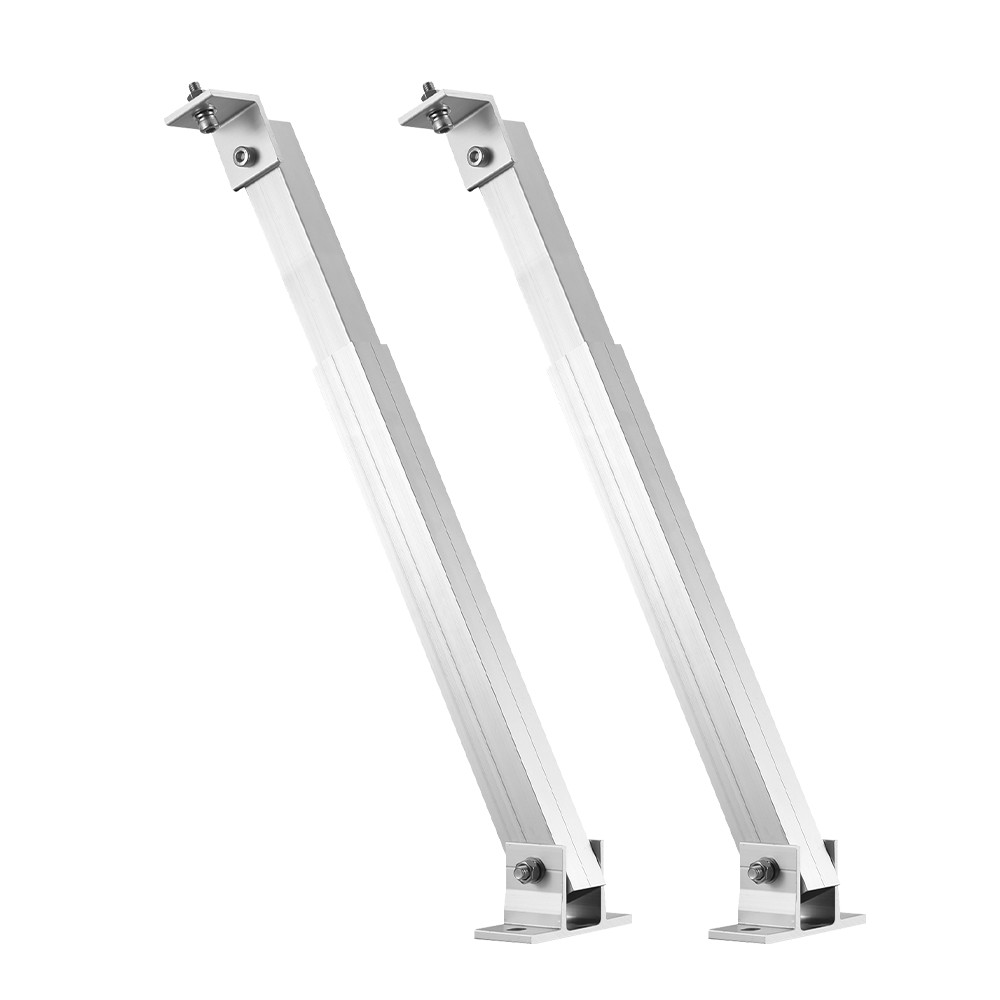 36-68cm Solar Panel Ground Mount Bracket Roof Surface Adjustable Frame 2 Pack